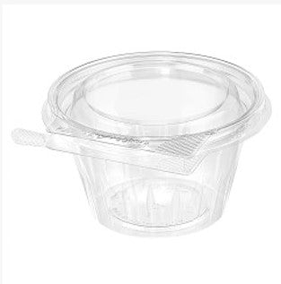 8 oz Container Tamper Evident w/Flat Lid 272/cs