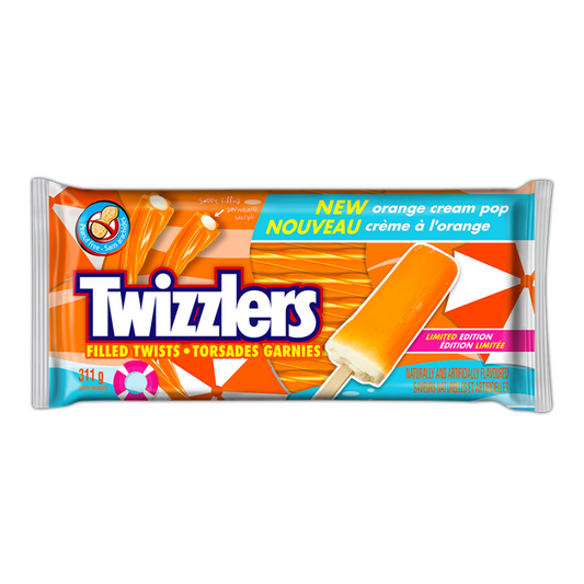 Twizzlers Orange Cream Pop 311 g 12/cs
