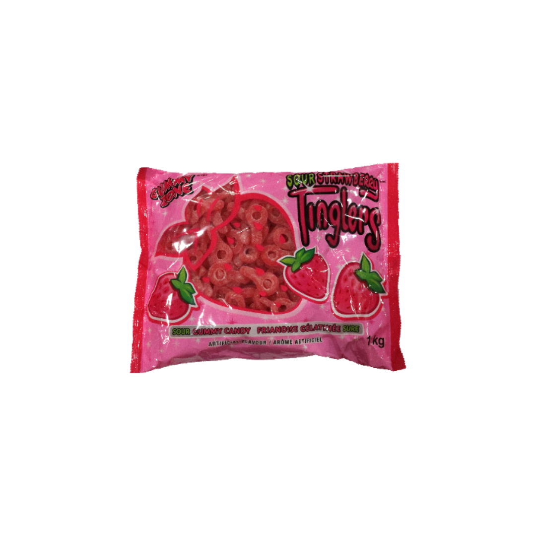 Sour Strawberry Tinglers 1 KG