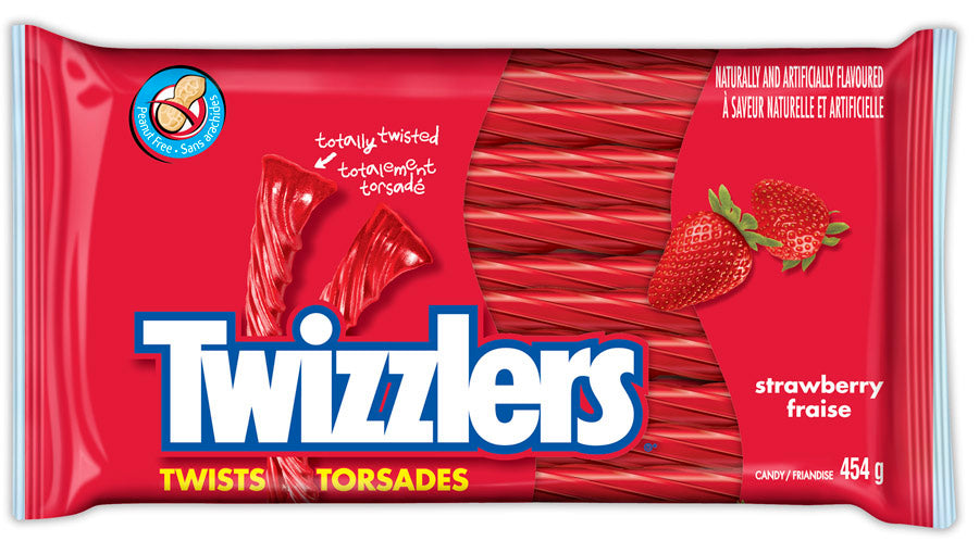 Twizzlers Strawberry 454 g 12 bags per case