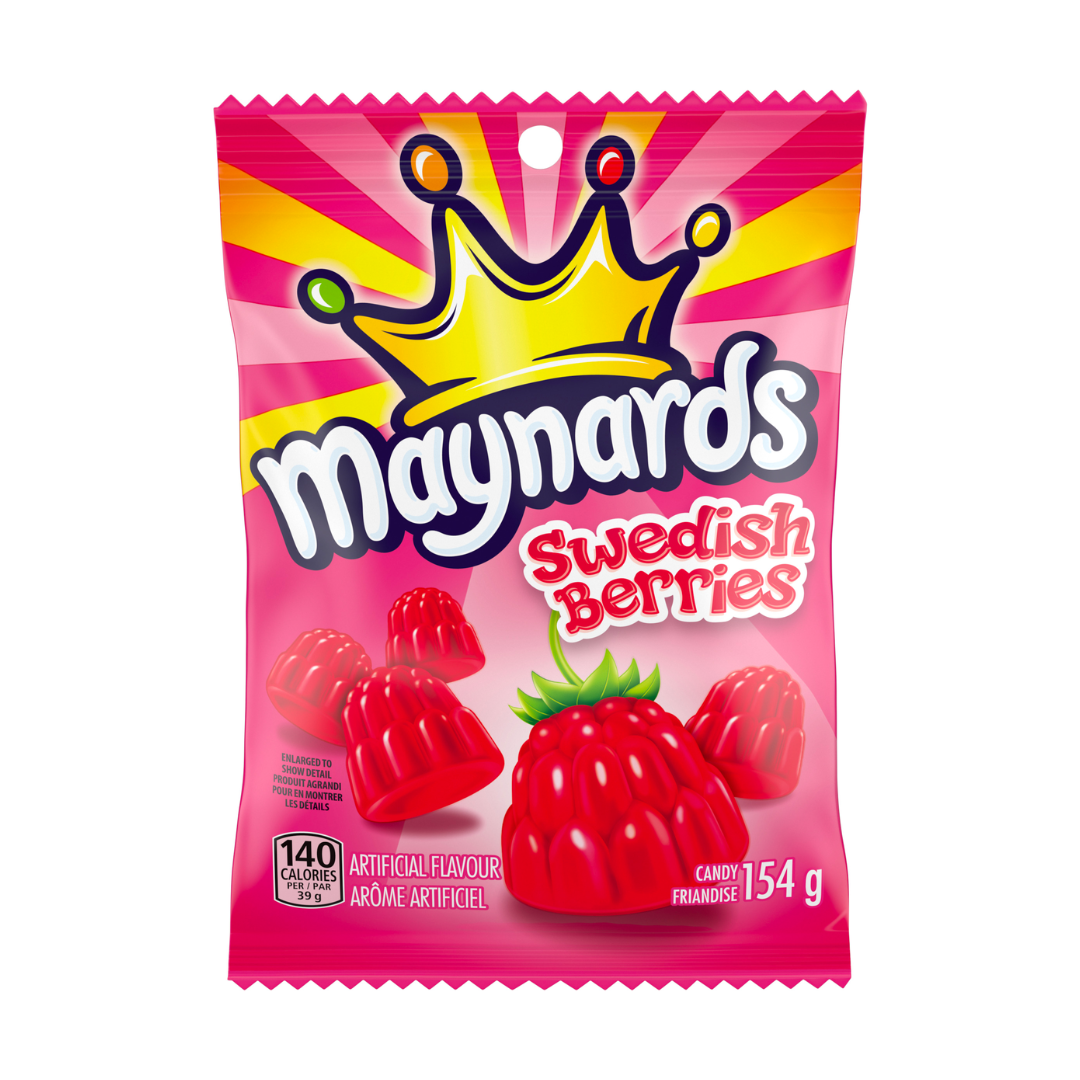 Maynards Swedish Berries 154 g 12/cs