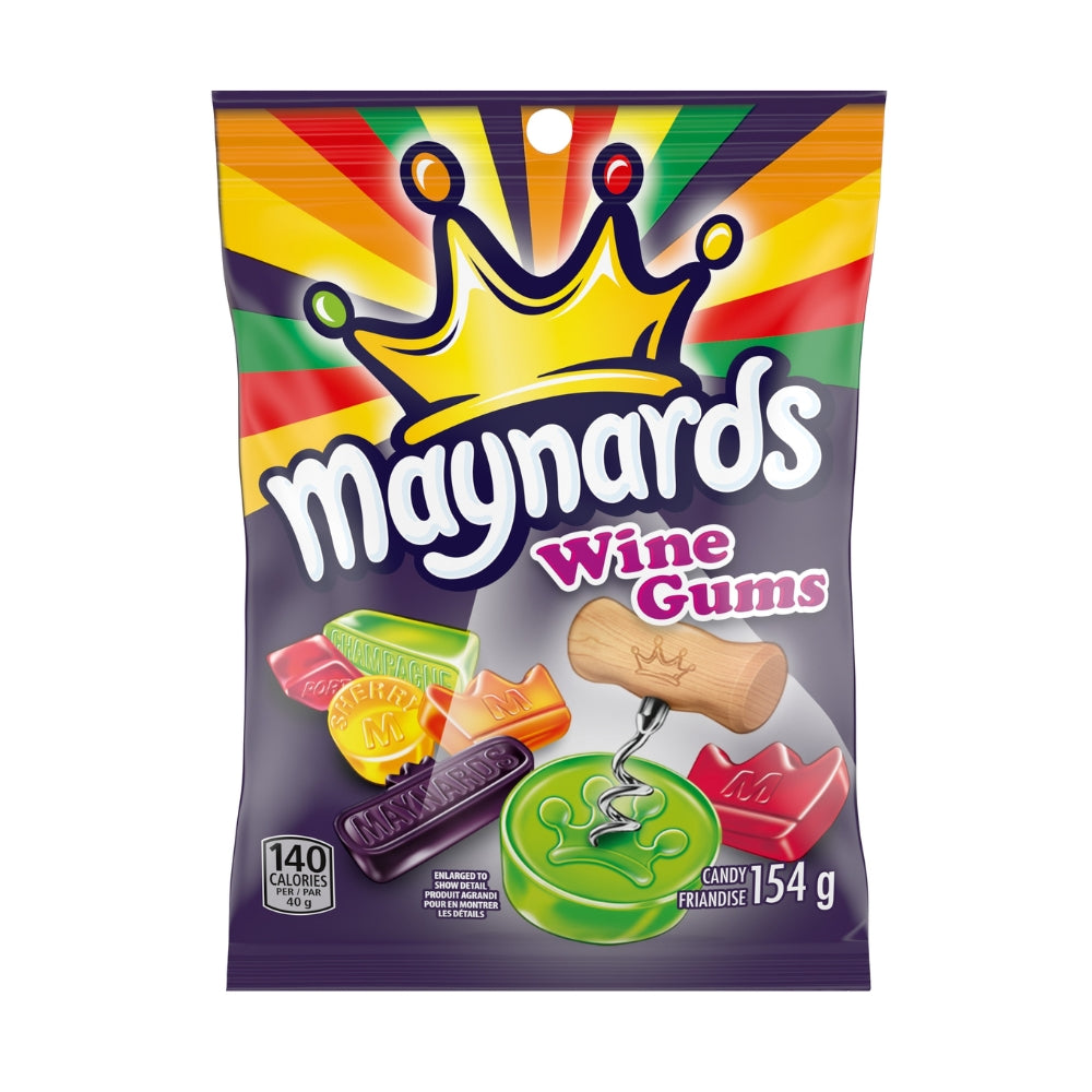 Maynards Wine Gums 154 g 12/cs