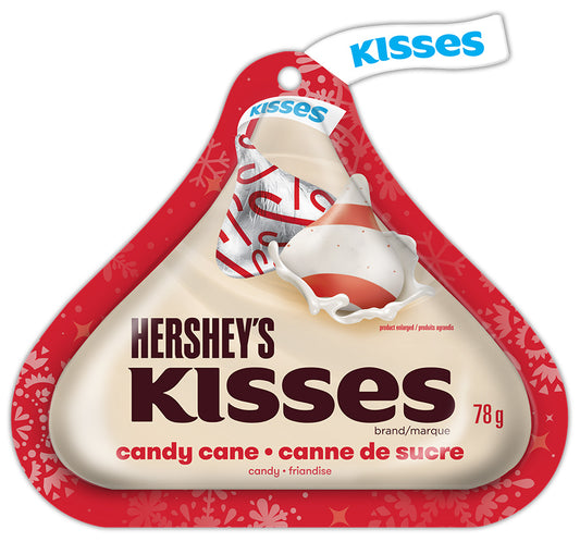 Hershey Kisses Candy Cane 30/cs