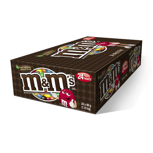 Mars M&M Milk Choc Singles 48 g 24/bx