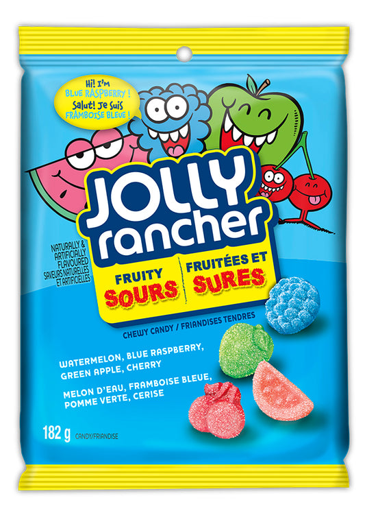 JR Fruity Chews Sour 182 g 12/cs