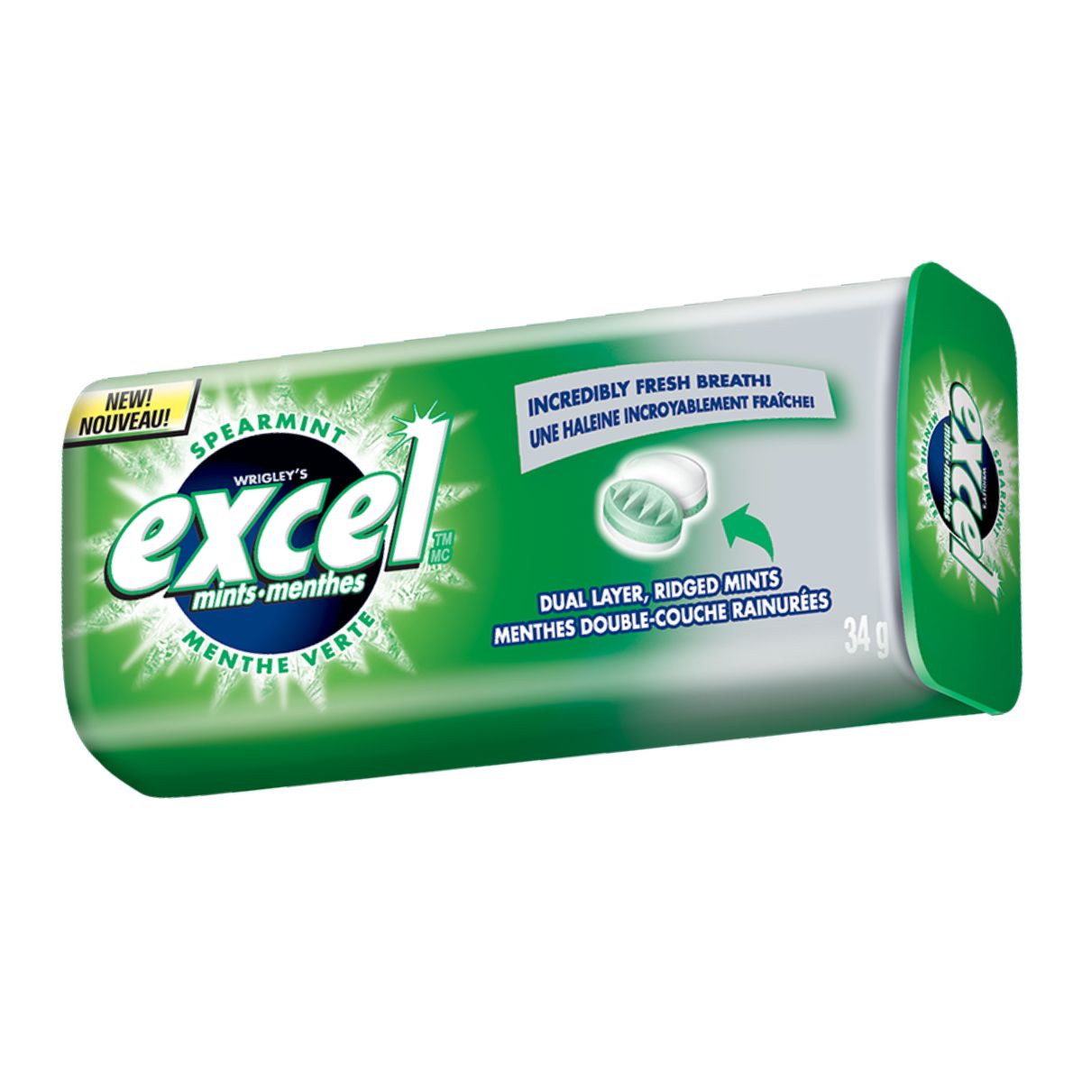Excel Spearmint Mints 34 g 8ct