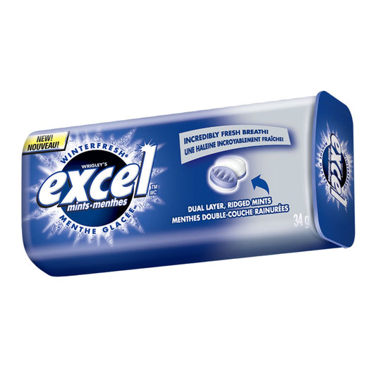 Excel Winterfresh Mints 34 g 8/bx