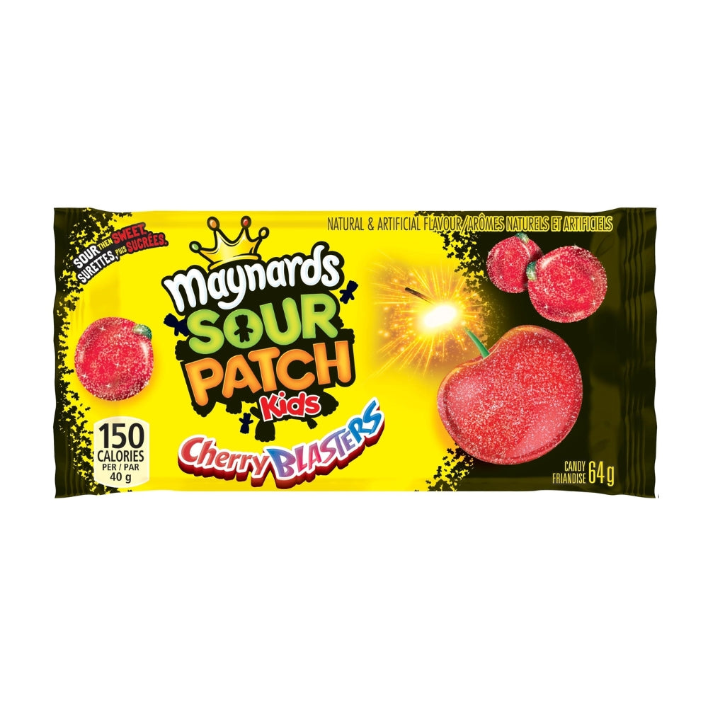 Maynards Sour Cherry Blasters 64 g 18/bx