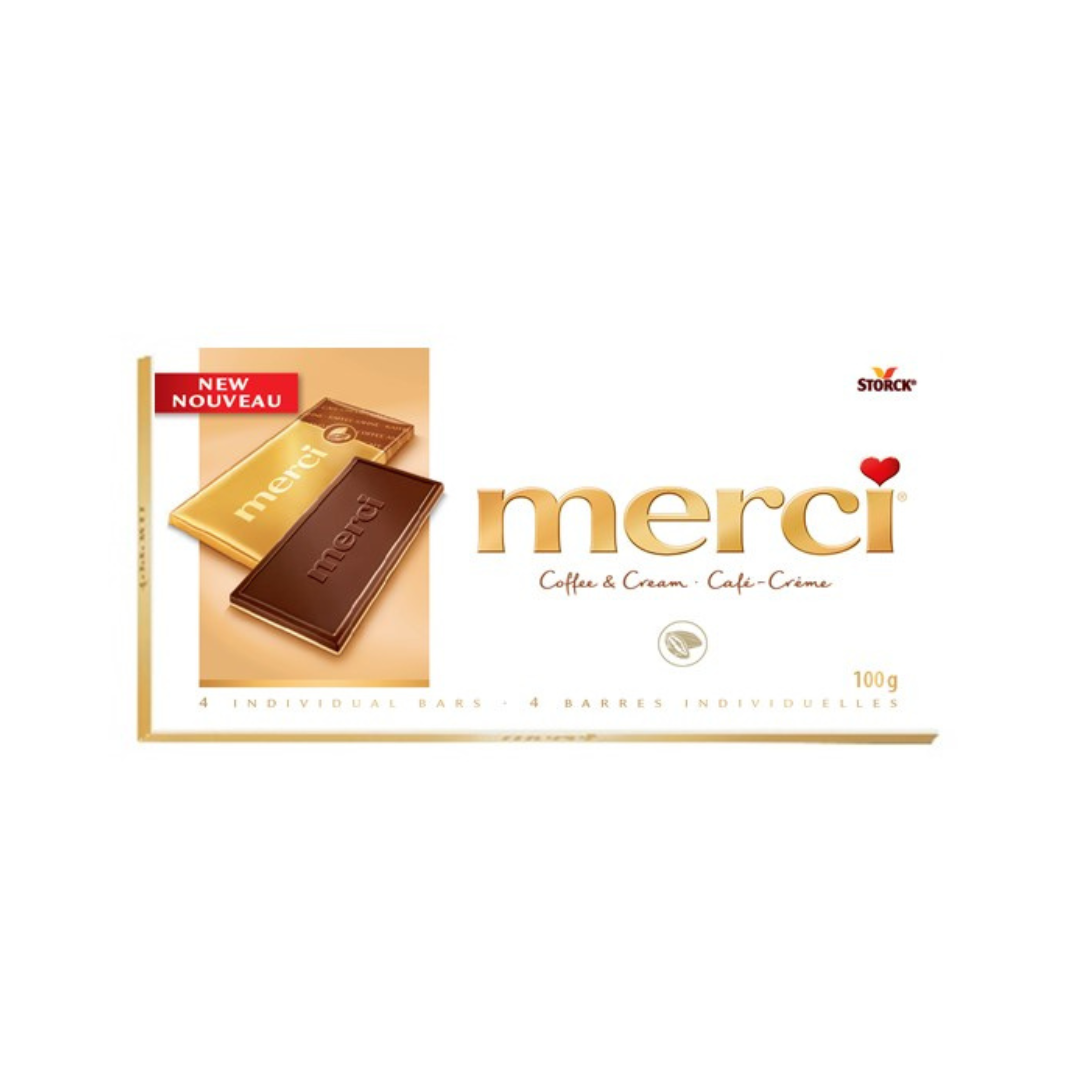 Merci Tablet Coffee & Cream 100 g 15/bx