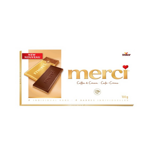 Merci Tablet Coffee & Cream 100 g 15/bx