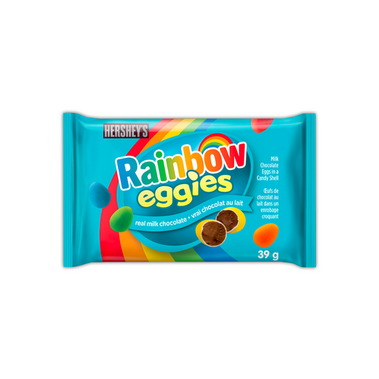 Eggies Rainbow Milk Choc 39 g 36/bx