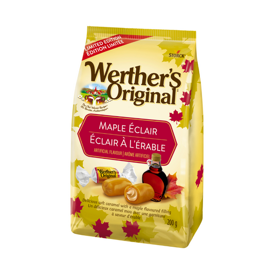 Werthers Orig Maple Eclair Caramels 200 g 12/cs