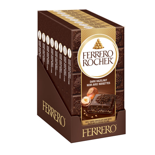 Ferrero Rocher Hazelnut Dark Tablet 16 Bars