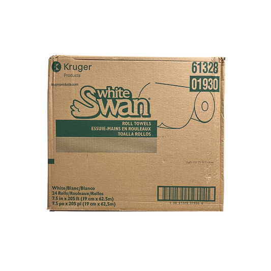 White Swan Papertowel 7.5" 1's 24/cs
