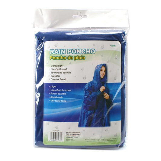 Adult Rain Poncho 12/cs
