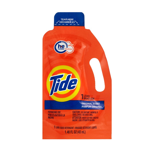 Tide 1 Load Liquid  Detergent 43 ml 12/cs