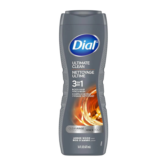 Dial Mens 3 in1  Wash 473 ml Ultimate Clean