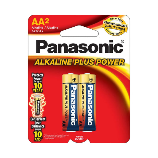 AA 2/cd Battery ALK Panasonic