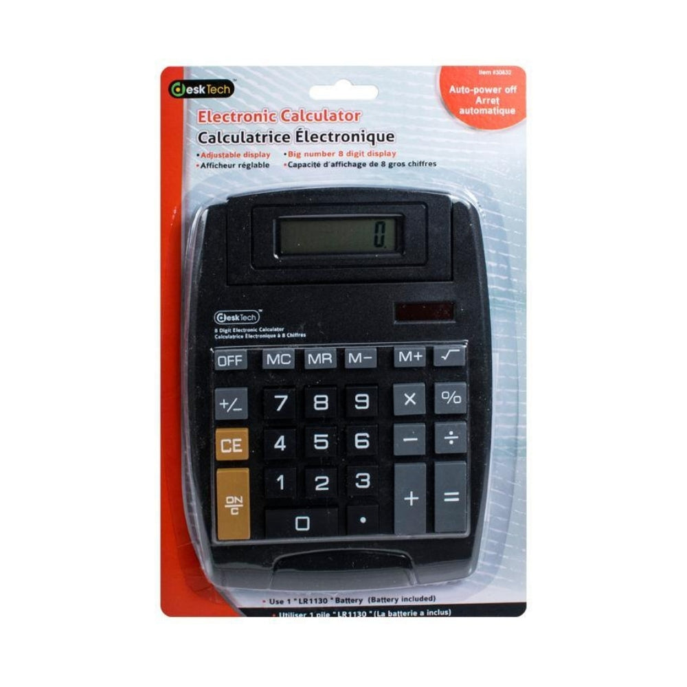Desk Tech Big View Screen Desk Calculator