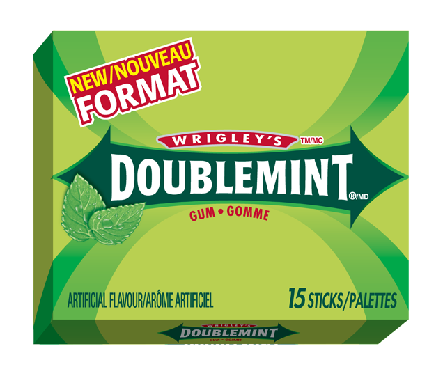 Doublemint Gum Wrigley 15''s 10/bx