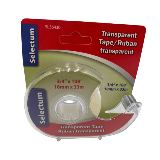 Transparent Tape 12/bx 18mmx33m SL36430