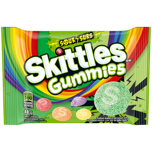 Skittles Gummies Sour 48 g 18/bx