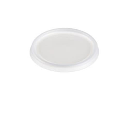 Non Vented Lid Translucent 100/Sleeve