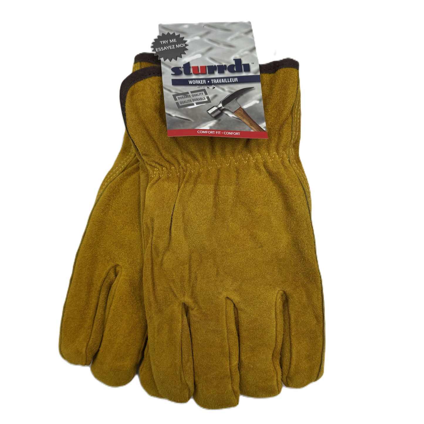 Cow Split Driver Boa Lined Glove