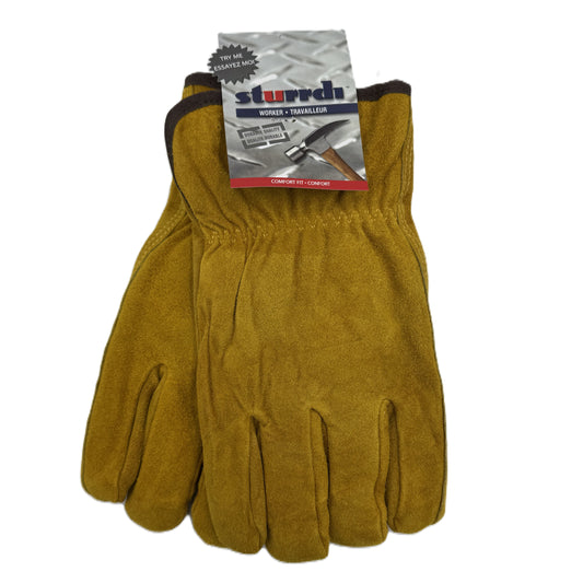 Cow Split Driver Boa Lined Glove