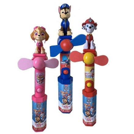 Paw Patrol Candy Character Fan 15g 12/bx