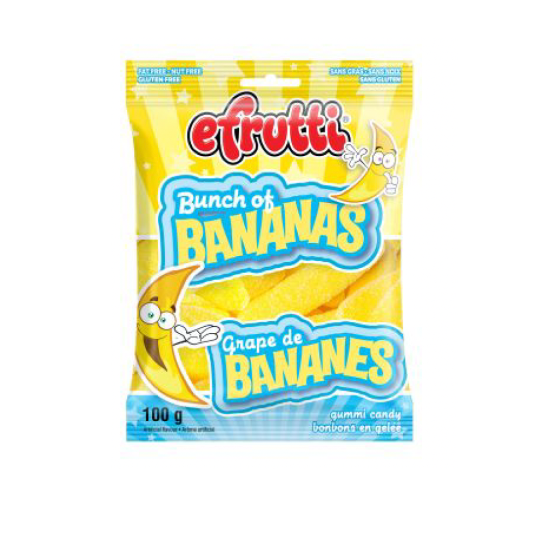 EFrutti Bunch of Bananas Gummy 100g 12/cs