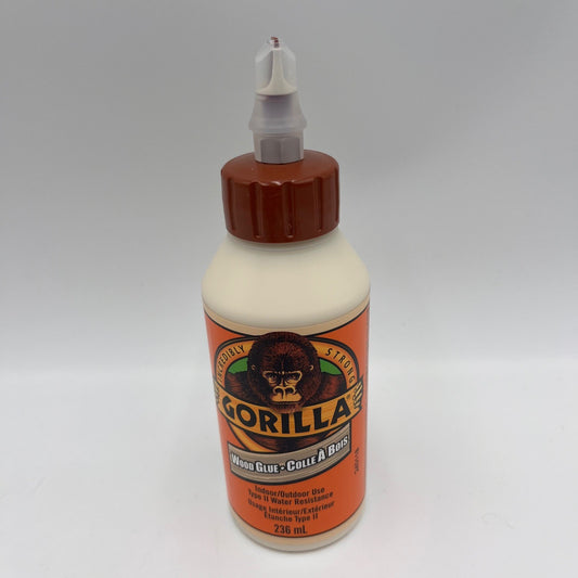 Gorilla Wood Glue 8 oz 236ml Indoor/Outdoor Use