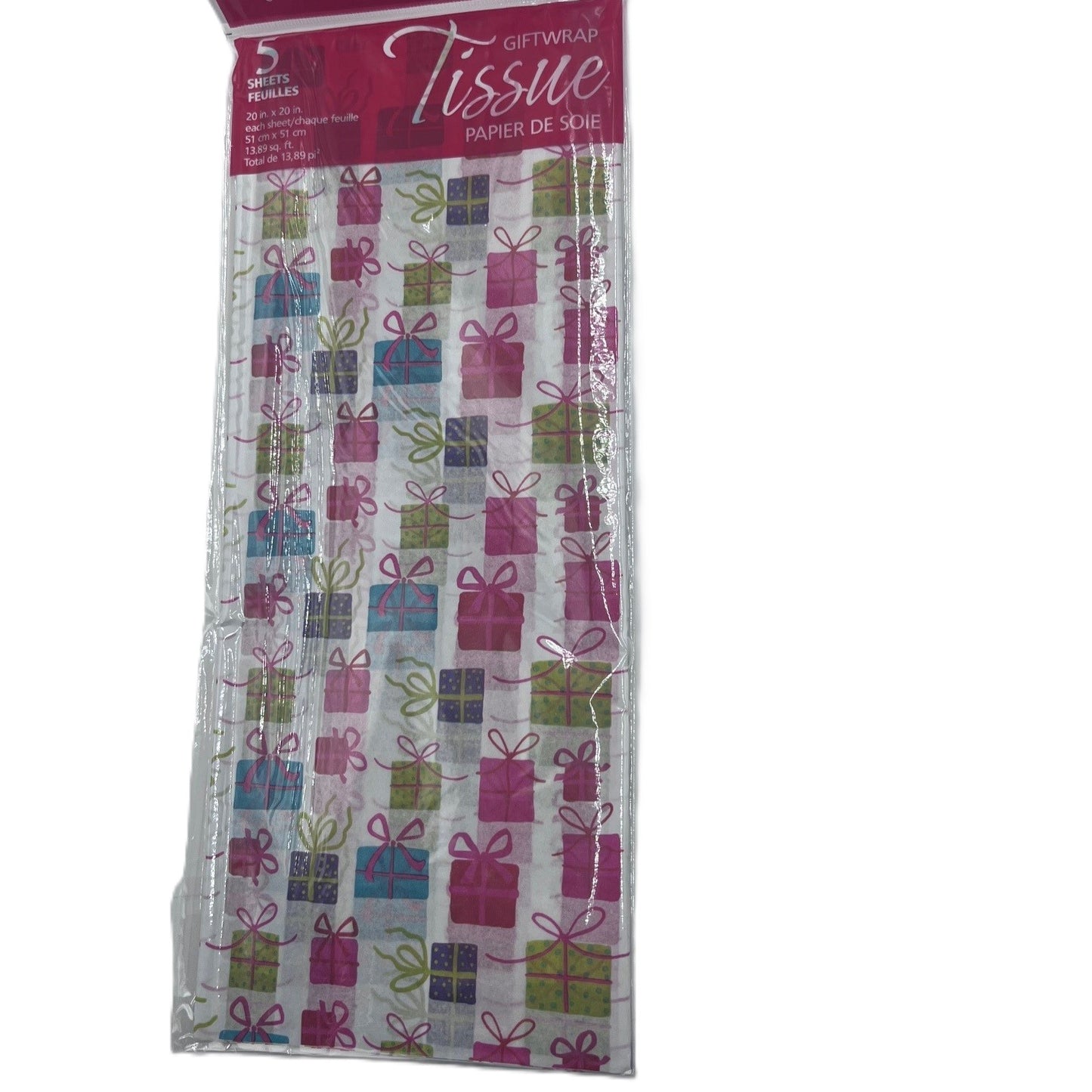 Presents Printed Tissue Paper 5's