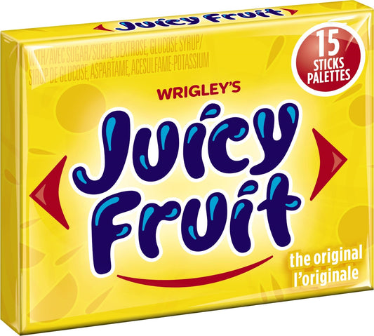 Yellow Juicyfruit 15's 10/bx Wrigley