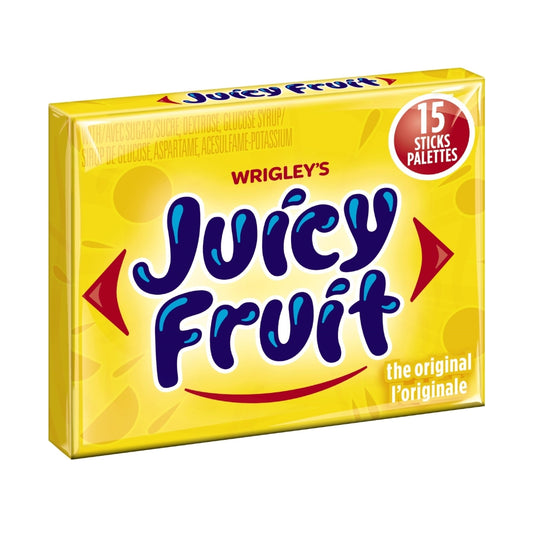Yellow Juicyfruit 15's 10/bx Wrigley