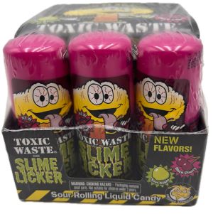 Toxic Waste Slime Licker Sour Apple/BlkCherry 12bx