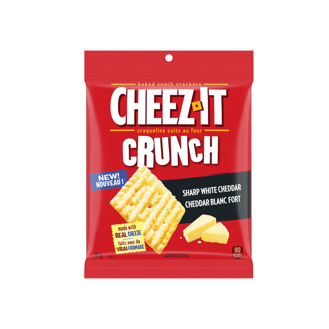 Cheez-It Crunch Sharp White Cheddar 92 g 6/cs