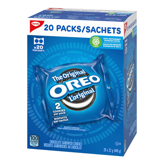 Mondelez Oreo 2ct Original 20 Packs 440g