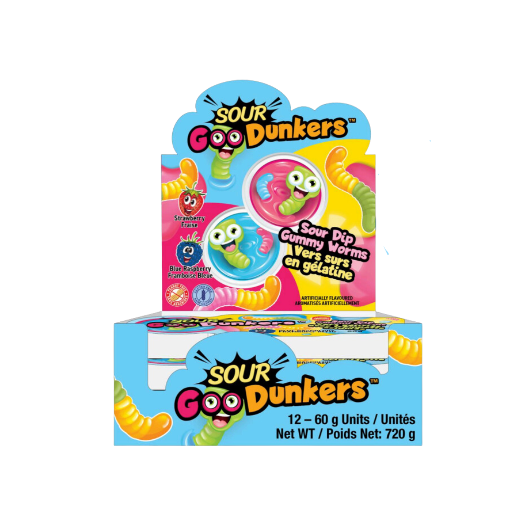 Sour Goo Dunkers 60 g 12/bx