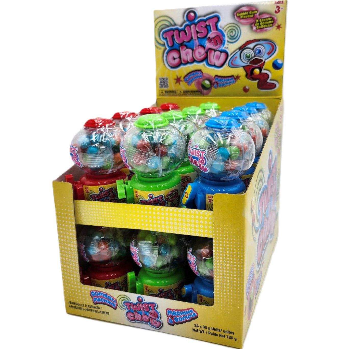 Twist & Chew GumBall Machine 30g 24/bx