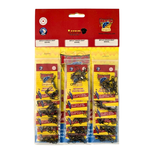 MFS Assorted Swivels #5,7,10 18/cs