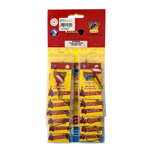 MFS #2 Sinlge Red/White Spinner 12/cd