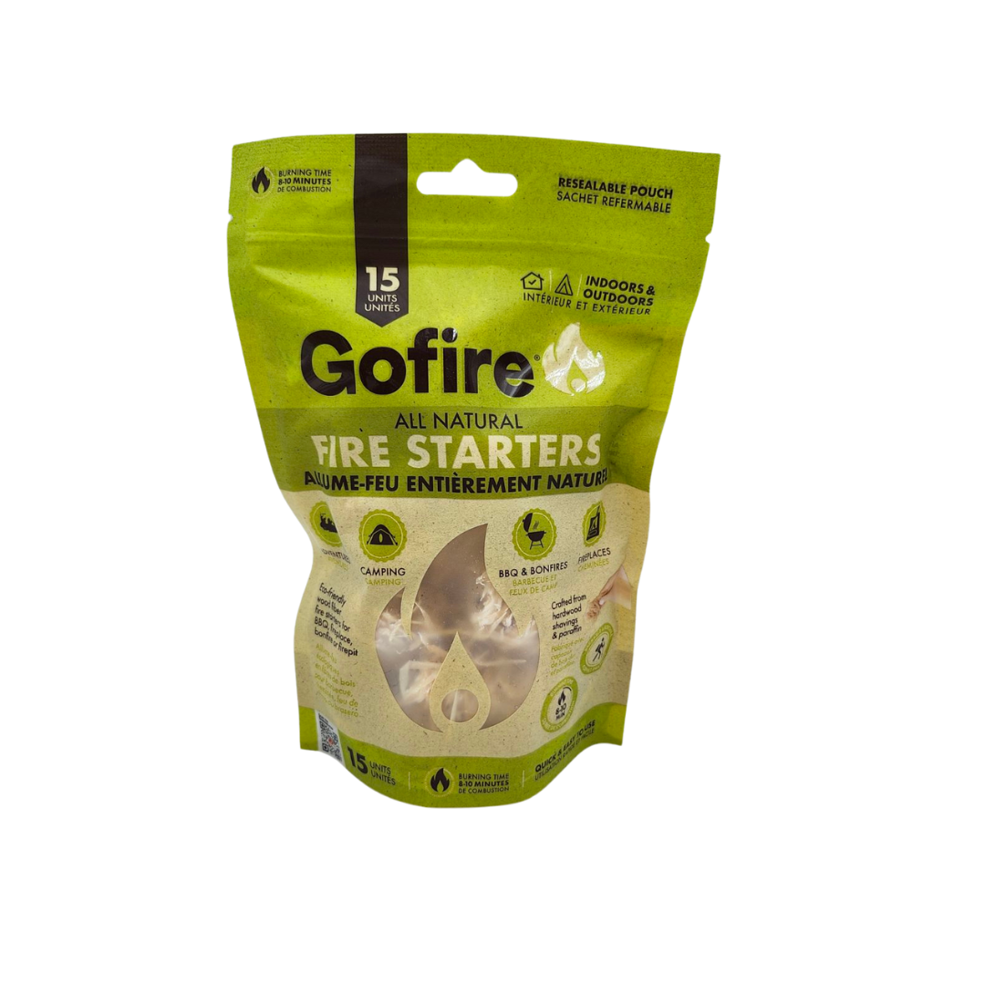 GOFIRE All Natural Fire Starters 15pk