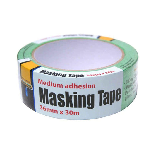 H.E. Paint Pro, 36mm x 30m Green Painter's Tape