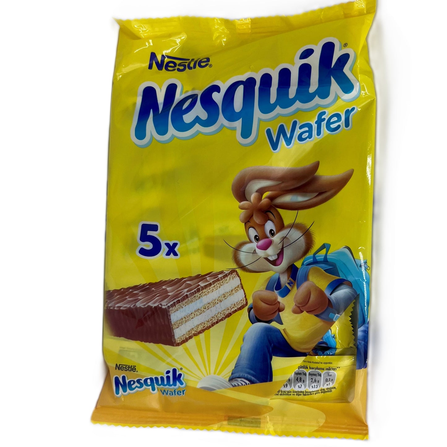 Nestle Nesquik Milk Chocolate Wafers 19g 5/pk