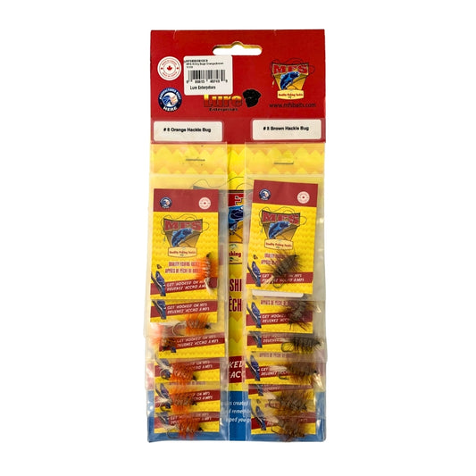 #8 Dry Bugs Orange-Brown 12/cd