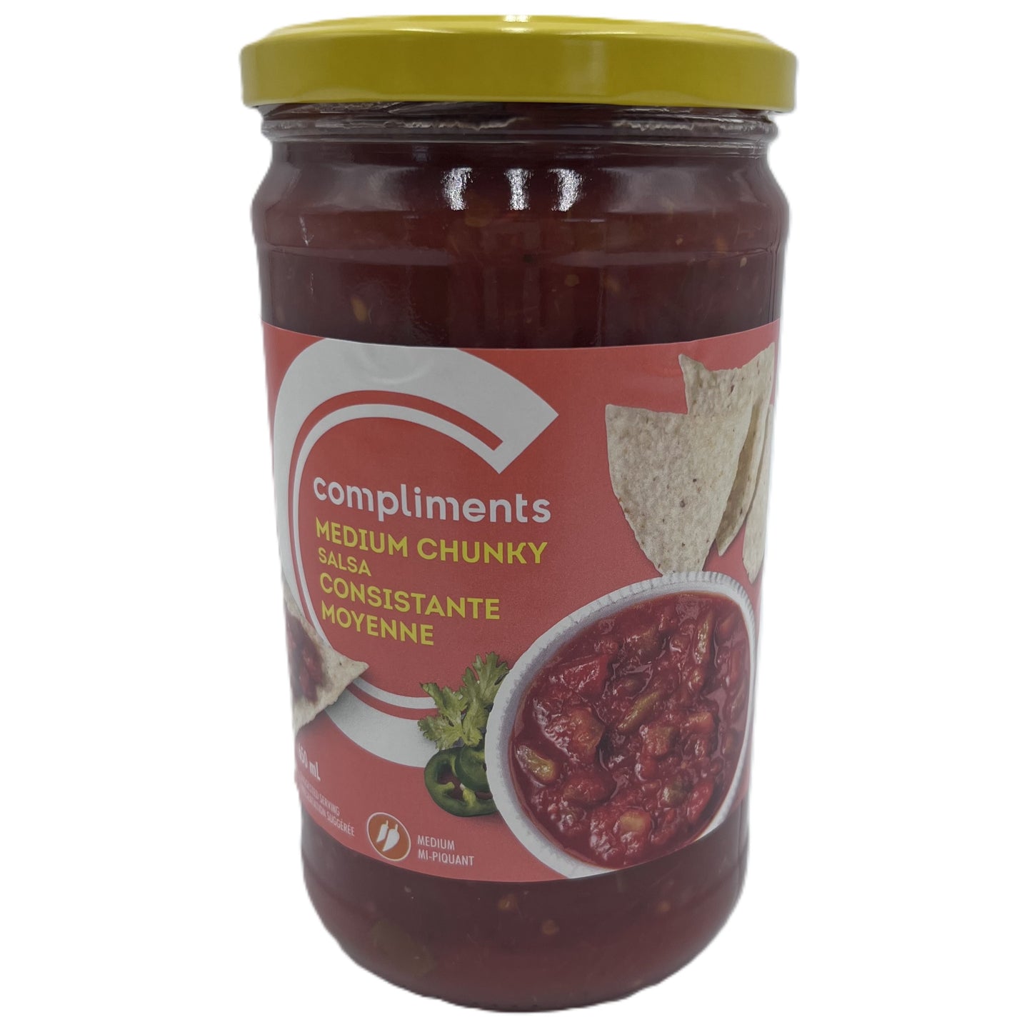 Comp Salsa Med Chunky 650ml