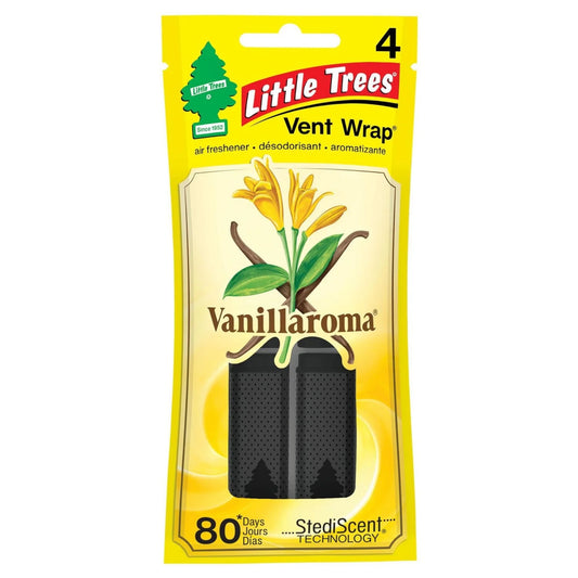 Little Trees Vent Wrap Vanillaroma 4/pk