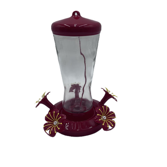 Hummingbird Feeder Glass 10"x9"