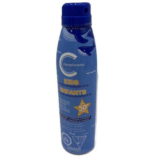 Comp Kids Spray SPF50 Sunscreen 177ml